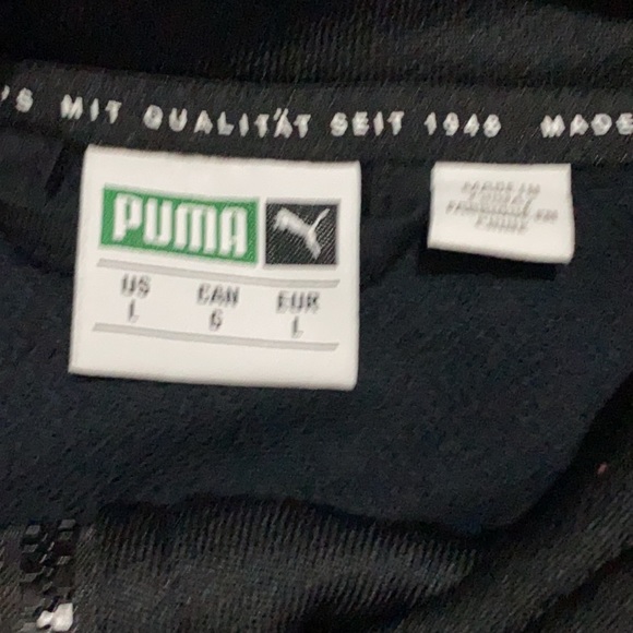 ADULT Puma Men’s Iconic MCS Long Sleeve Comfortable Track Jacket – Black - Picture 5 of 7